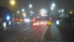 Křižovatka ulic Komenského a Velké Novosady