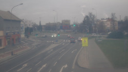 Křižovatka ulic Komenského a Velké Novosady