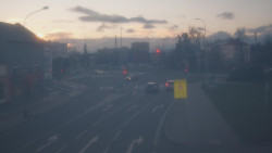 Křižovatka ulic Komenského a Velké Novosady