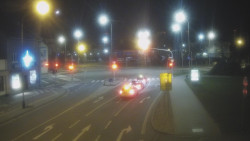 Křižovatka ulic Komenského a Velké Novosady