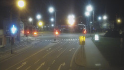 Křižovatka ulic Komenského a Velké Novosady