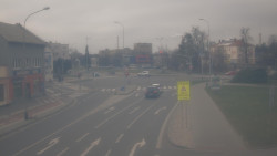 Křižovatka ulic Komenského a Velké Novosady