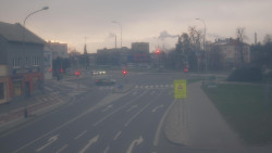 Křižovatka ulic Komenského a Velké Novosady