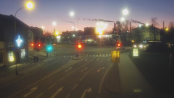 Křižovatka ulic Komenského a Velké Novosady