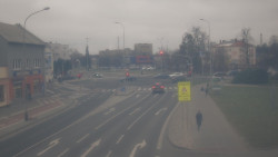 Křižovatka ulic Komenského a Velké Novosady