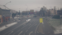 Křižovatka ulic Komenského a Velké Novosady