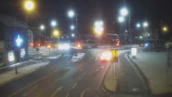 Křižovatka ulic Komenského a Velké Novosady