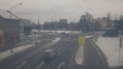 Křižovatka ulic Komenského a Velké Novosady