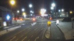 Křižovatka ulic Komenského a Velké Novosady