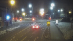 Křižovatka ulic Komenského a Velké Novosady