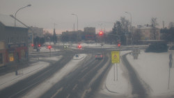 Křižovatka ulic Komenského a Velké Novosady