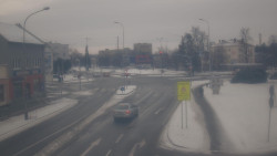 Křižovatka ulic Komenského a Velké Novosady