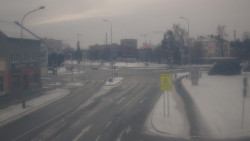 Křižovatka ulic Komenského a Velké Novosady