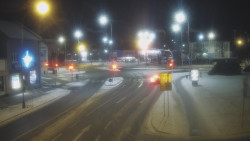 Křižovatka ulic Komenského a Velké Novosady