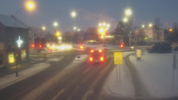 Křižovatka ulic Komenského a Velké Novosady