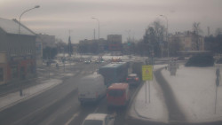 Křižovatka ulic Komenského a Velké Novosady