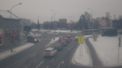 Křižovatka ulic Komenského a Velké Novosady