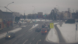 Křižovatka ulic Komenského a Velké Novosady