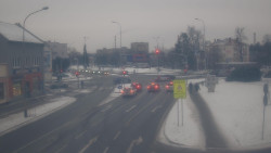 Křižovatka ulic Komenského a Velké Novosady