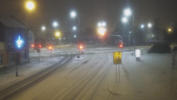 Křižovatka ulic Komenského a Velké Novosady