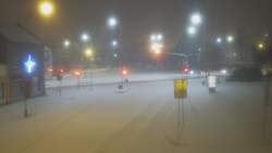 Křižovatka ulic Komenského a Velké Novosady