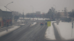 Křižovatka ulic Komenského a Velké Novosady