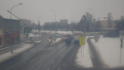 Křižovatka ulic Komenského a Velké Novosady