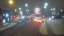 Křižovatka ulic Komenského a Velké Novosady