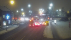 Křižovatka ulic Komenského a Velké Novosady