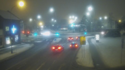 Křižovatka ulic Komenského a Velké Novosady