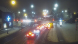 Křižovatka ulic Komenského a Velké Novosady