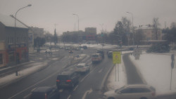 Křižovatka ulic Komenského a Velké Novosady