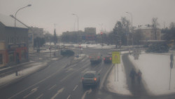 Křižovatka ulic Komenského a Velké Novosady