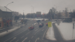 Křižovatka ulic Komenského a Velké Novosady