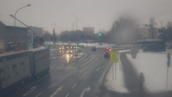 Křižovatka ulic Komenského a Velké Novosady