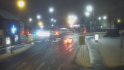 Křižovatka ulic Komenského a Velké Novosady