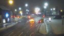 Křižovatka ulic Komenského a Velké Novosady