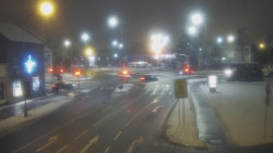 Křižovatka ulic Komenského a Velké Novosady