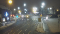 Křižovatka ulic Komenského a Velké Novosady