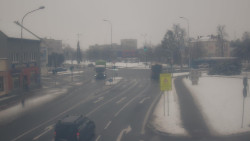 Křižovatka ulic Komenského a Velké Novosady