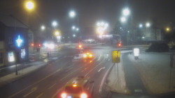 Křižovatka ulic Komenského a Velké Novosady