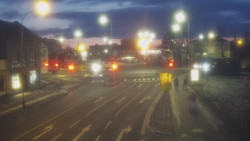 Křižovatka ulic Komenského a Velké Novosady