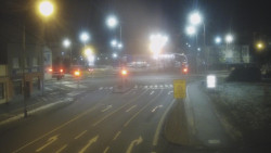 Křižovatka ulic Komenského a Velké Novosady