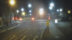 Křižovatka ulic Komenského a Velké Novosady