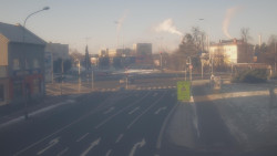 Křižovatka ulic Komenského a Velké Novosady