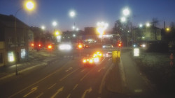 Křižovatka ulic Komenského a Velké Novosady