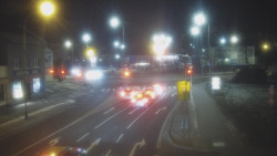 Křižovatka ulic Komenského a Velké Novosady