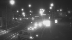 Křižovatka ulic Komenského a Velké Novosady