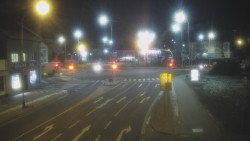 Křižovatka ulic Komenského a Velké Novosady