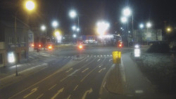 Křižovatka ulic Komenského a Velké Novosady